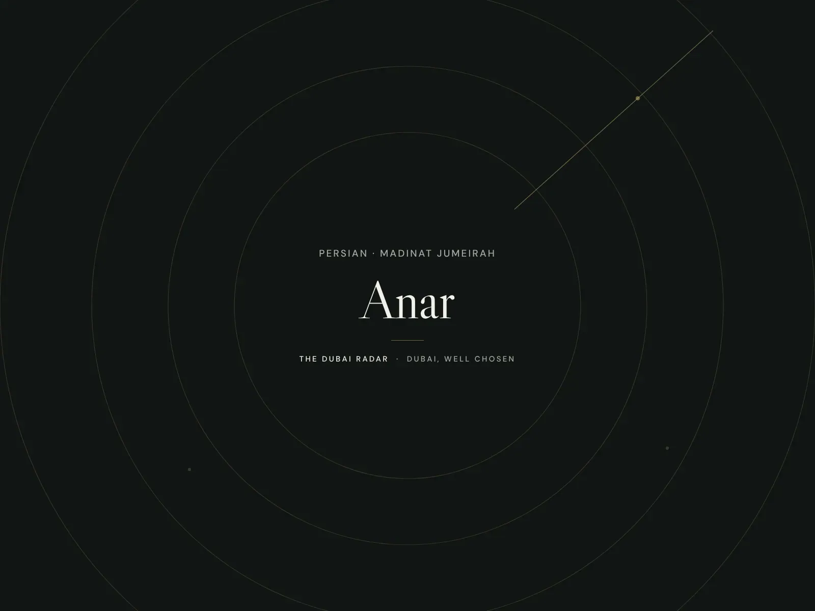 Anar, Persian restaurant in Madinat Jumeirah, Dubai