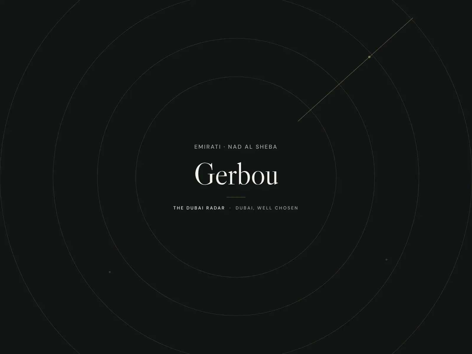 Gerbou, Emirati restaurant in Nad Al Sheba, Dubai