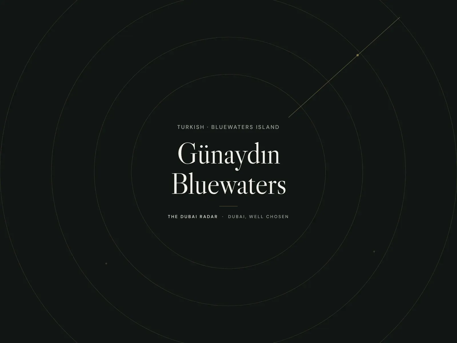 Günaydın Bluewaters, Turkish restaurant in Bluewaters Island, Dubai